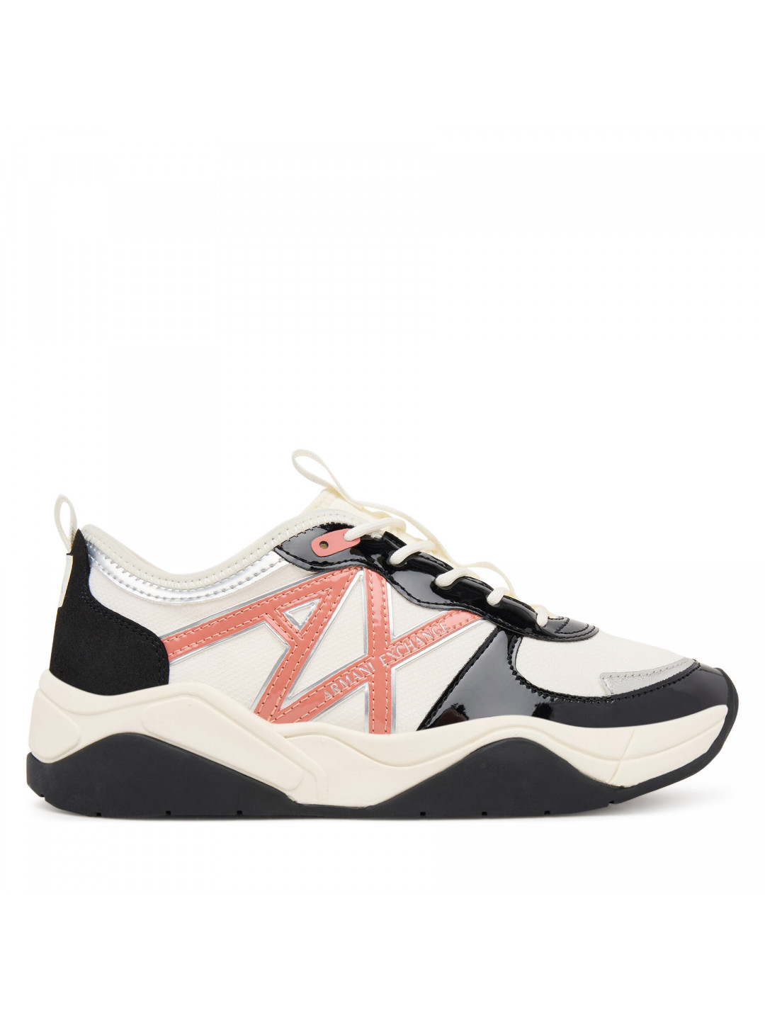 Sneakersy Armani Exchange XDX039 XV311 MZ287 Écru